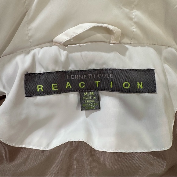 Kenneth Cole Reaction Cream Down Puffer Vest M - Picture 5 of 6